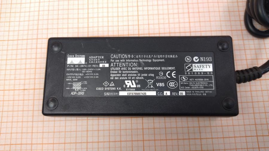 114-470-001 БП для роутера CISCO ADP-30RB #2