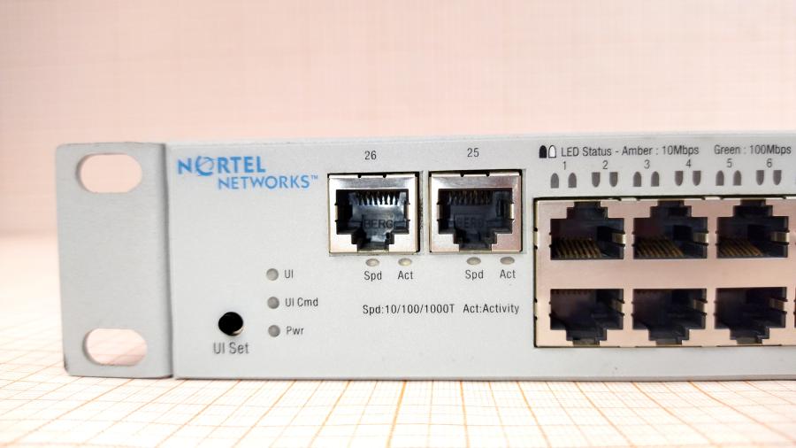077-067-001 Коммутатор управляемый NORTEL BayStack 325-24G Switch #3