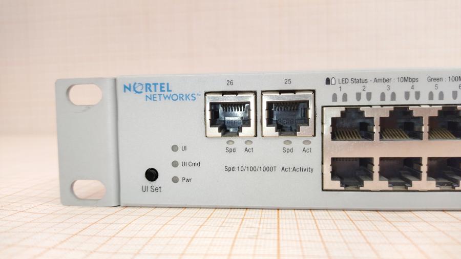 077-067-007 Коммутатор управляемый NORTEL BayStack 325-24G Switch #3