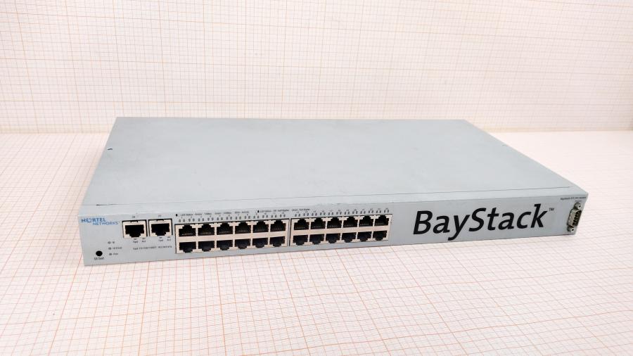 077-067-004 Коммутатор управляемый NORTEL BayStack 325-24G Switch #1