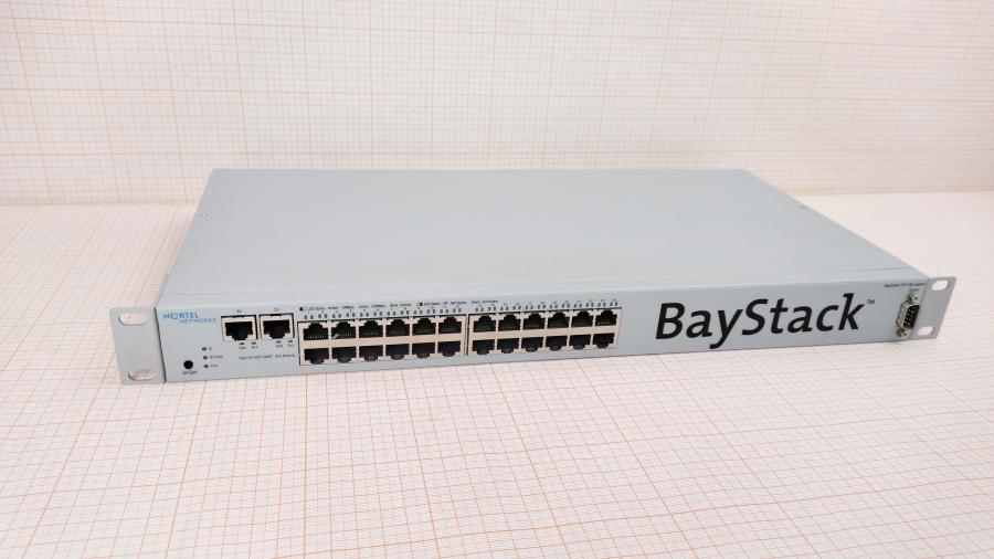 077-067-005 Коммутатор управляемый NORTEL BayStack 325-24G Switch #1