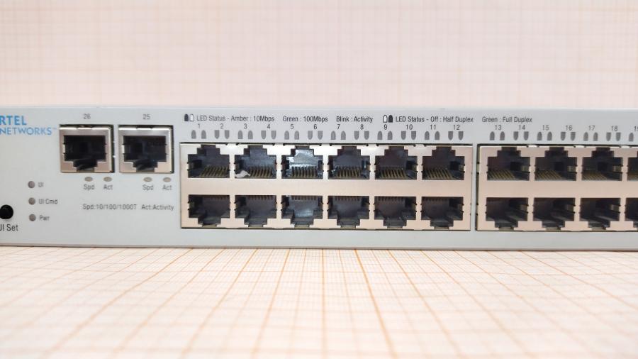 077-067-005 Коммутатор управляемый NORTEL BayStack 325-24G Switch #4