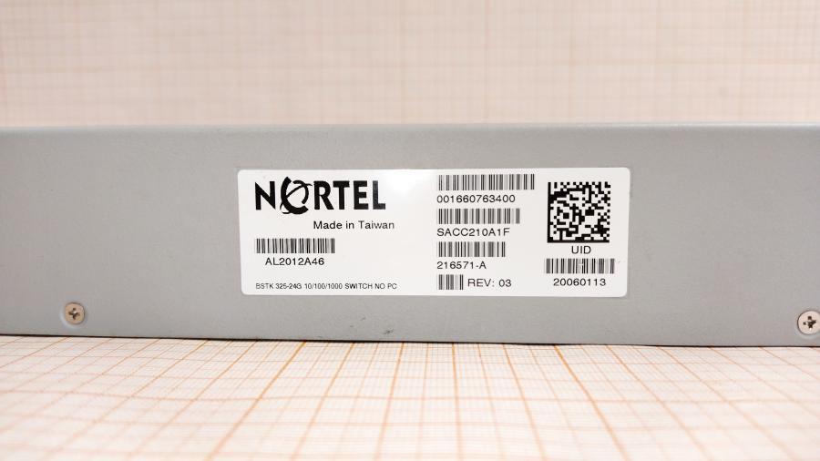 077-067-005 Коммутатор управляемый NORTEL BayStack 325-24G Switch #12