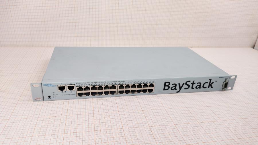 077-067-008 Коммутатор управляемый NORTEL BayStack 325-24G Switch #1