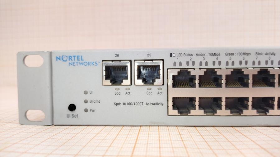 077-067-008 Коммутатор управляемый NORTEL BayStack 325-24G Switch #3