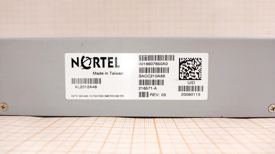 077-067-008 Коммутатор управляемый NORTEL BayStack 325-24G Switch #12