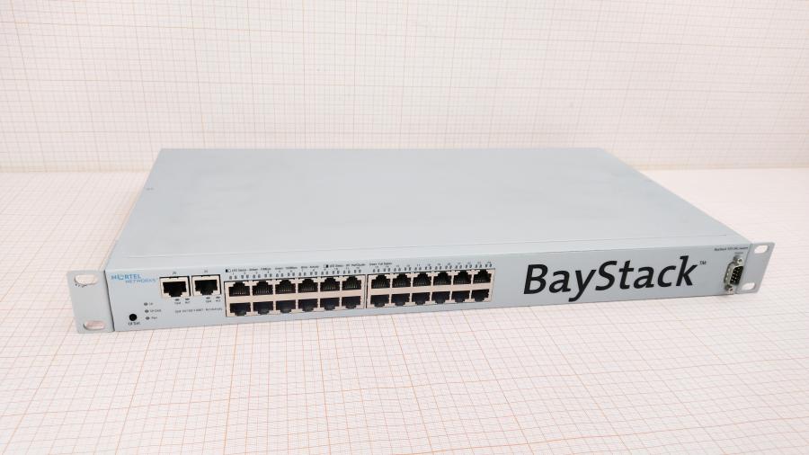 077-067-009 Коммутатор управляемый NORTEL BayStack 325-24G Switch #1