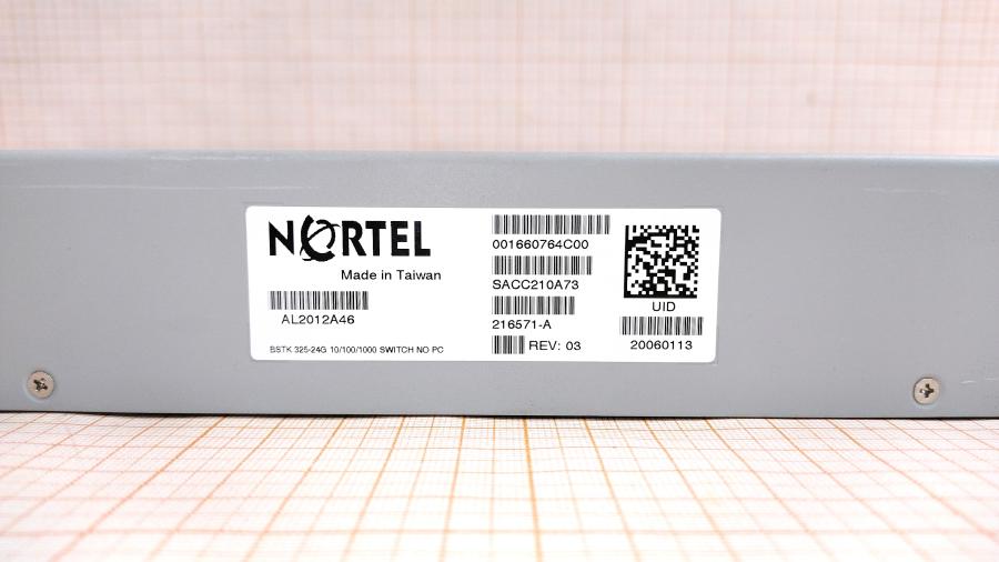 077-067-009 Коммутатор управляемый NORTEL BayStack 325-24G Switch #12