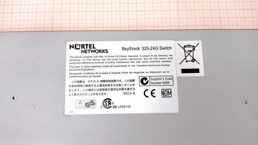 077-067-009 Коммутатор управляемый NORTEL BayStack 325-24G Switch #14