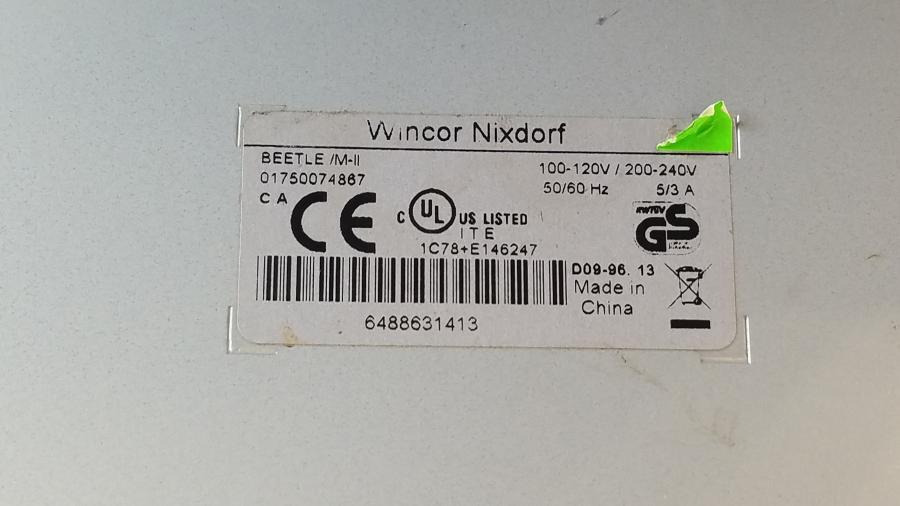 040-021-017 Системный блок POS WINCOR NIXDORF Beetle MII #5