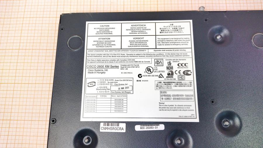 043-055-001 Маршрутизатор CISCO 2621XM #9