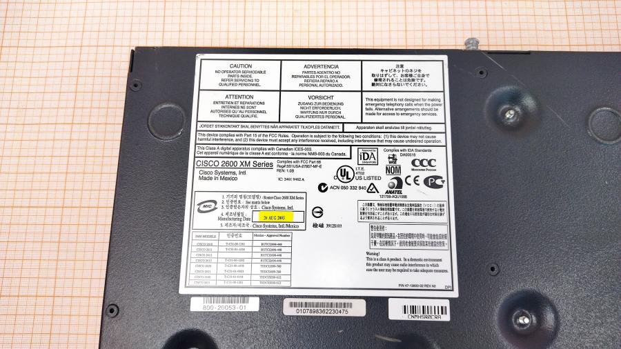 043-055-002 Маршрутизатор CISCO 2621XM #10