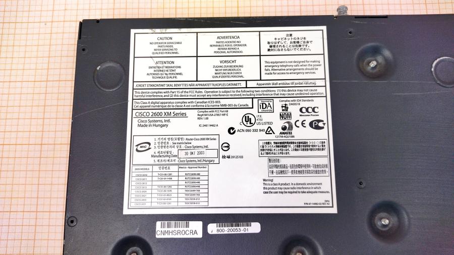 043-055-003 Маршрутизатор CISCO 2621XM #10