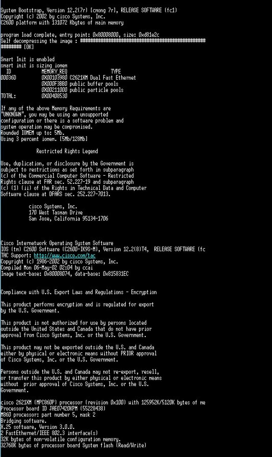 043-055-003 Маршрутизатор CISCO 2621XM #11