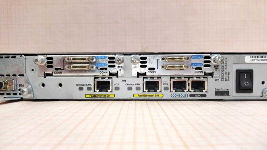 043-050-003 Маршрутизатор CISCO 2621XM + NM-1E + 2x WIC-2T #8