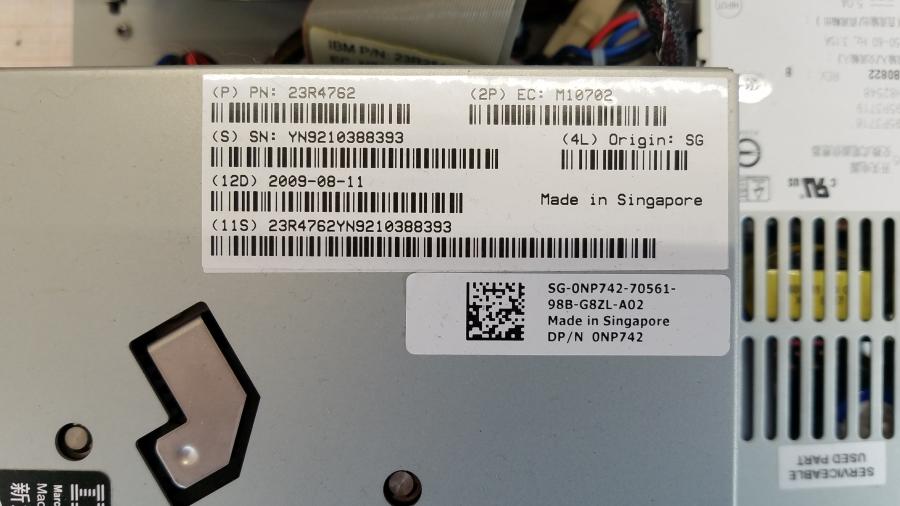 173-243-001 Ленточный накопитель DELL PowerVault 110T LTO3-EX1 #11