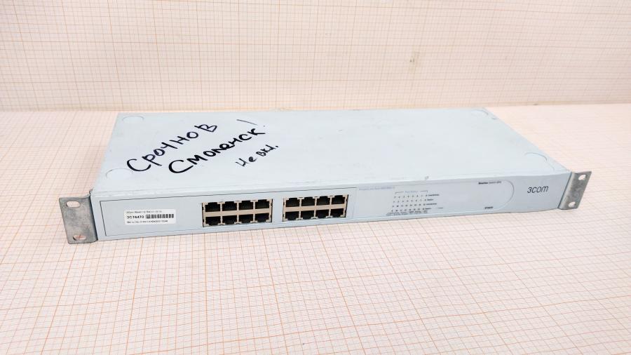 077-065-003 Коммутатор неуправляемый 3COM Baseline Switch 2016 (3C16470) #1