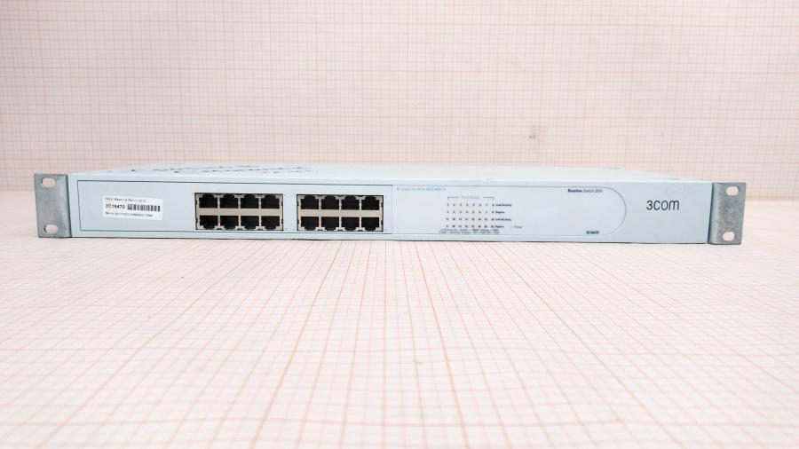 077-065-003 Коммутатор неуправляемый 3COM Baseline Switch 2016 (3C16470) #2