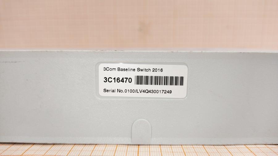 077-065-003 Коммутатор неуправляемый 3COM Baseline Switch 2016 (3C16470) #9