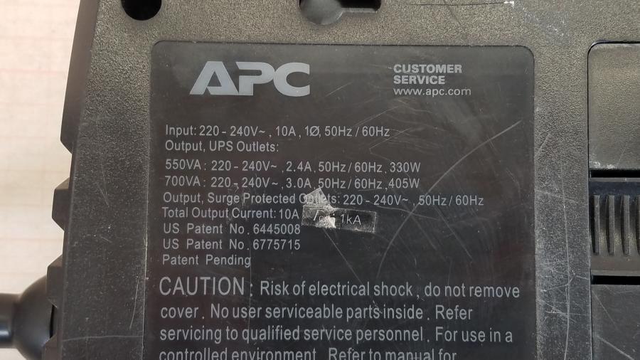 214-001-003 Источник бесперебойного питания APC Back-UPS ES700 #7