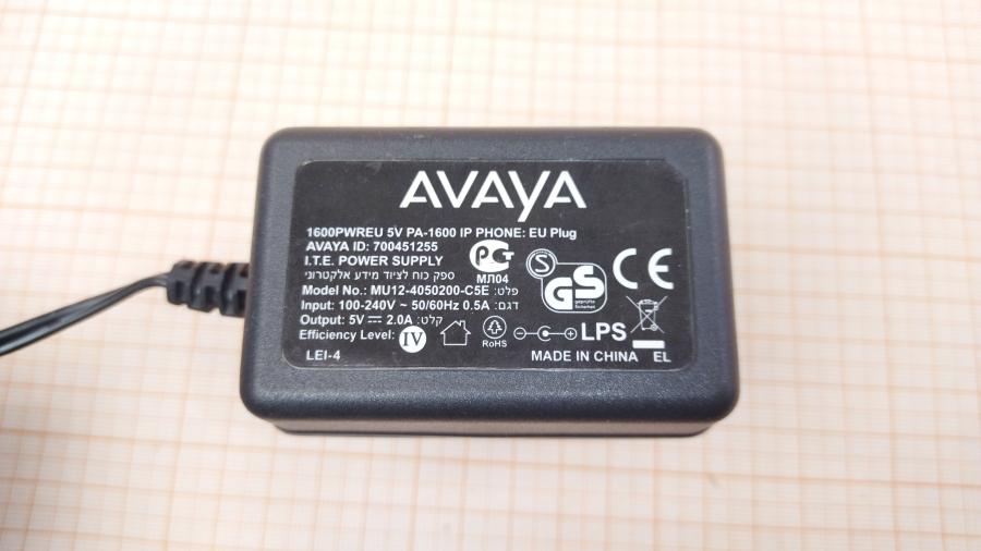 114-484-003 БП для IP телефона AVAYA 1600PWREU #2