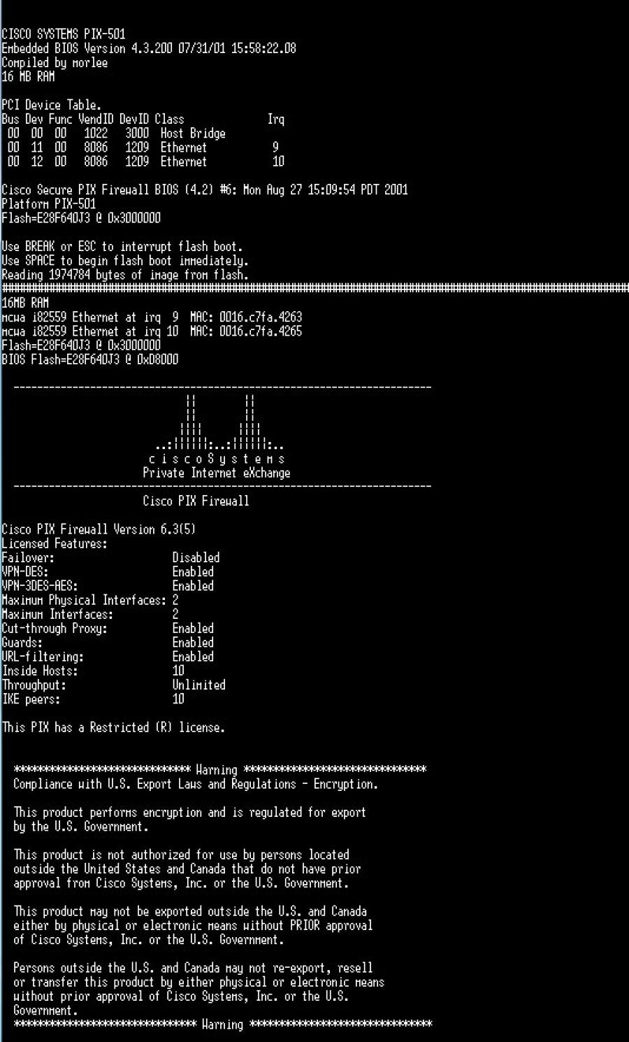 043-065-002 Межсетевой экран CISCO PIX-501 #9