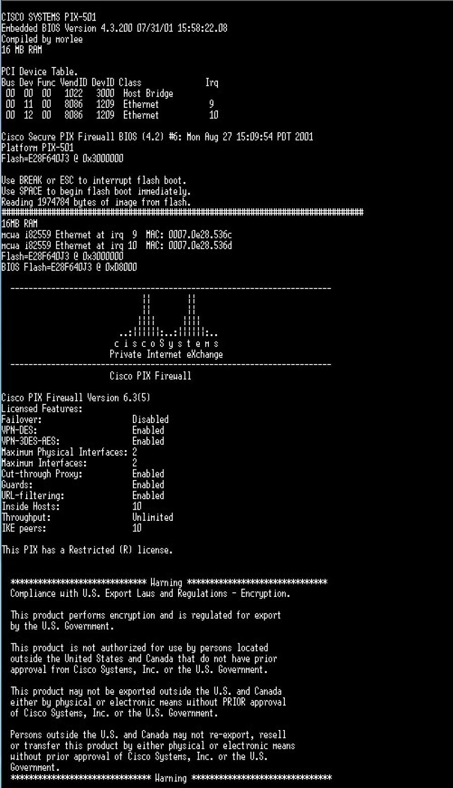 043-065-003 Межсетевой экран CISCO PIX-501 #9