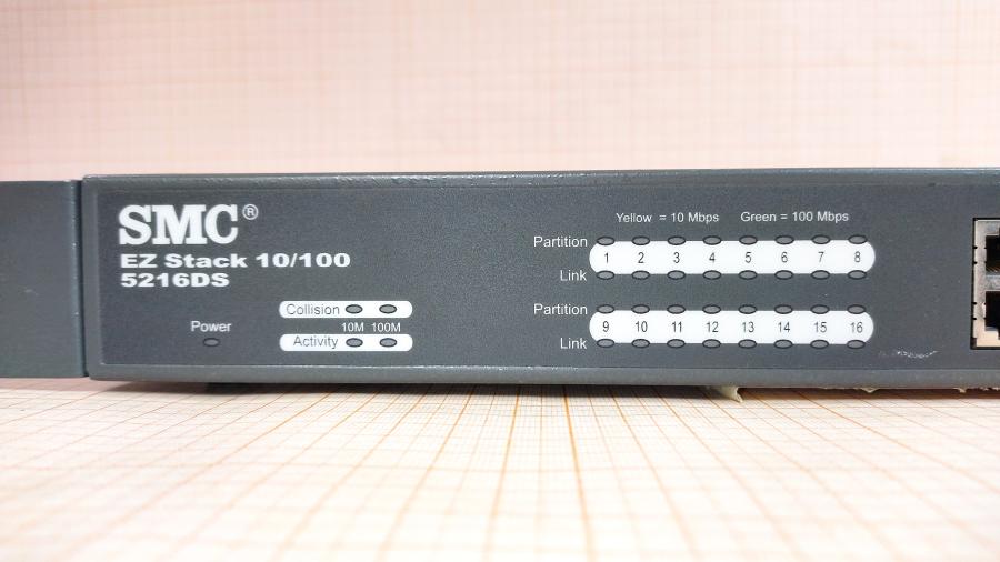 068-026-001 Коммутатор неуправляемый SMC EZ Stack 5216DS EUR #4