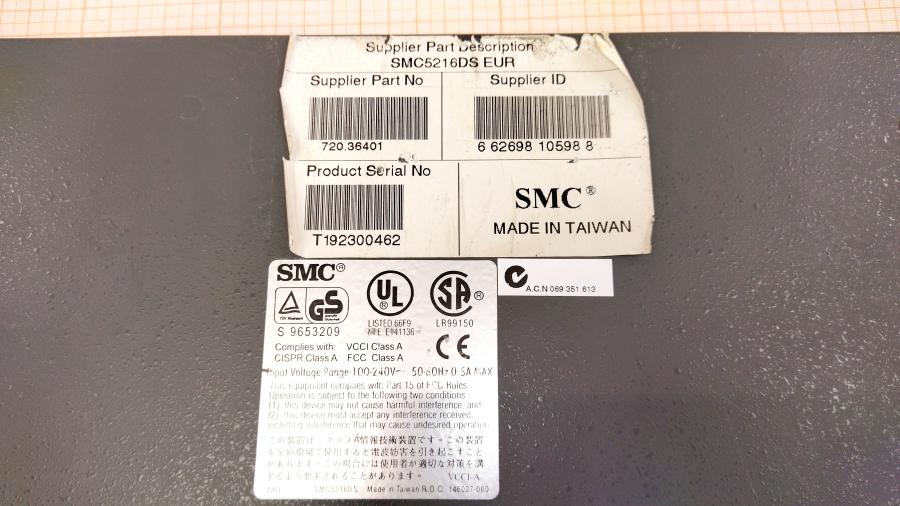 068-026-001 Коммутатор неуправляемый SMC EZ Stack 5216DS EUR #12
