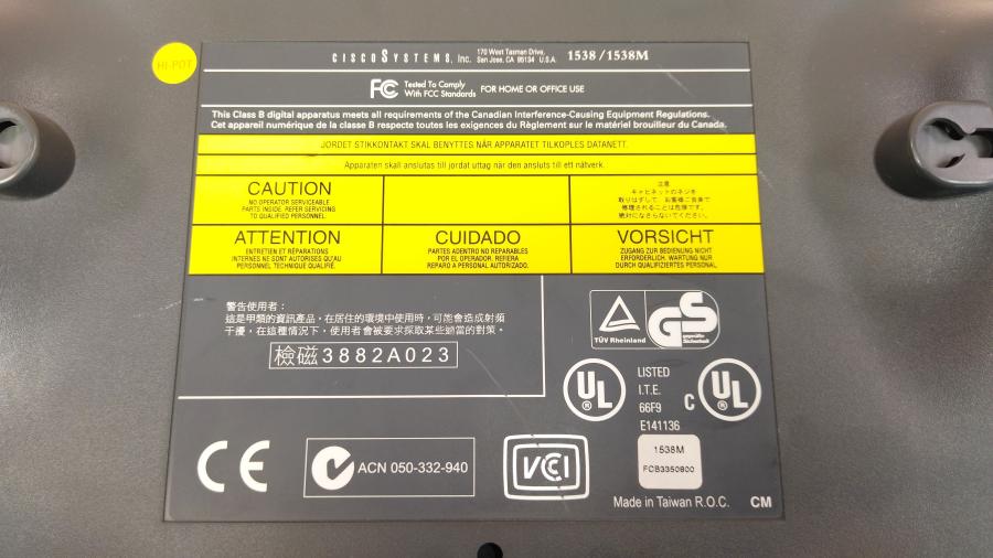 068-040-001 Коммутатор управляемый CISCO 1538m #11