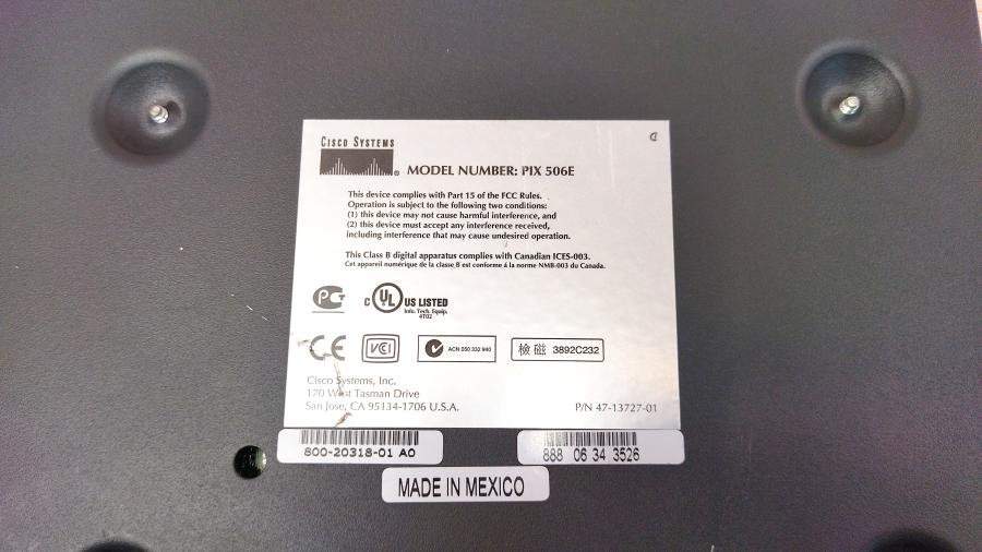 043-062-007 Межсетевой экран CISCO PIX-506E #8