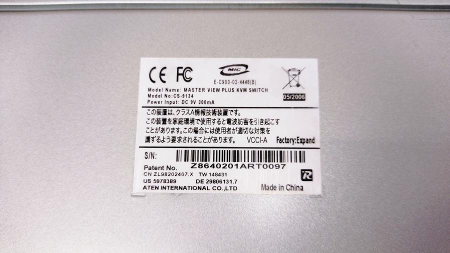 077-076-002 Свитч KVM ATEN Master View PLUS CS-9134 #12