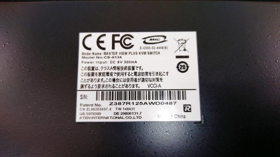 077-076-014 Свитч KVM ATEN Master View PLUS CS-9134 #12