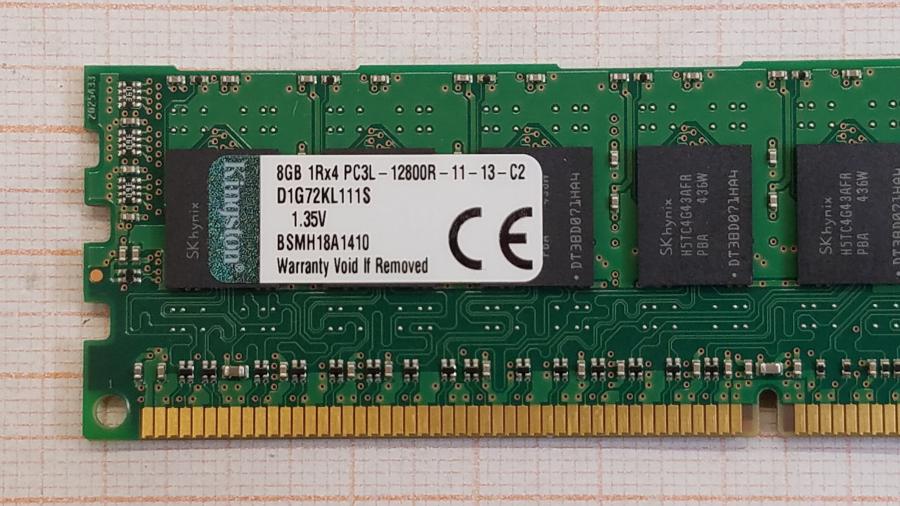 195-216-001 DDR3 RDIMM ECC REG KINGSTON D1G72KL111S #2