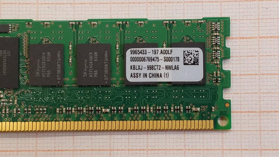 195-216-001 DDR3 RDIMM ECC REG KINGSTON D1G72KL111S #3