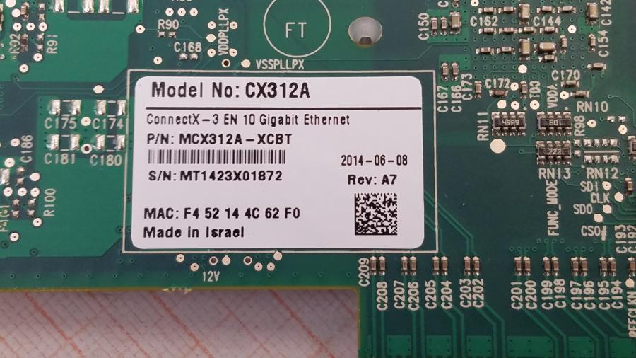 195-207-002 Сетевая карта SFP Mellanox CX312A #5