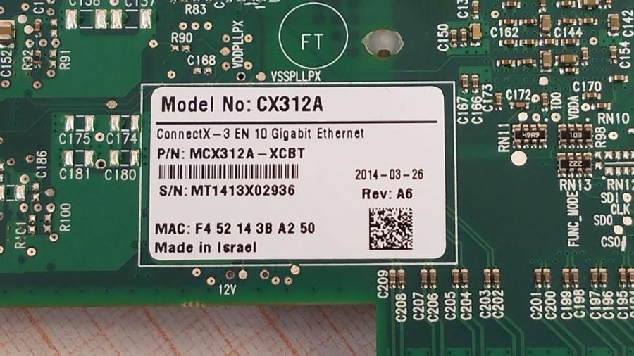 195-207-003 Сетевая карта SFP Mellanox CX312A #4