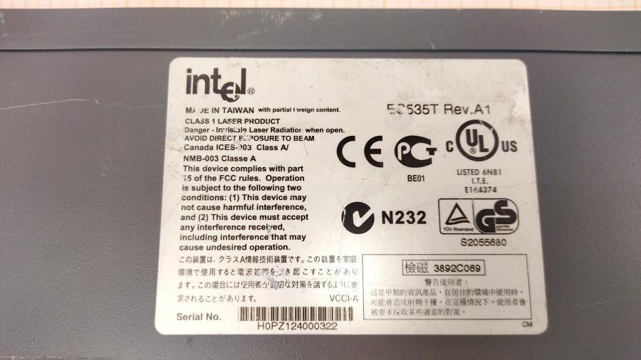 043-082-001 Коммутатор управляемый INTEL Express 535T Switch #12
