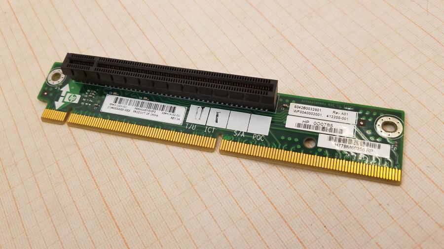 173-249-001 Райзер HP 419192-001 #1