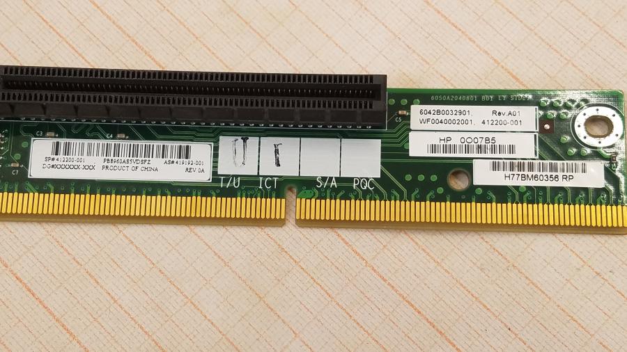 173-249-001 Райзер HP 419192-001 #2