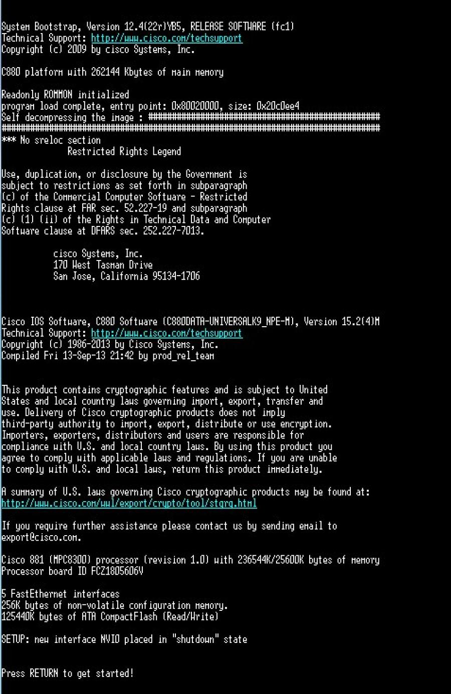 173-114-005 Маршрутизатор CISCO 881 #13
