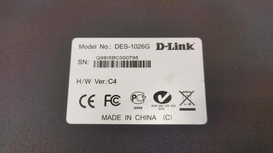 114-489-001 Коммутатор неуправляемый D-LINK DES-1026G #12