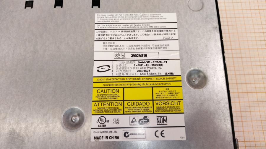 114-490-001 Коммутатор управляемый CISCO Catalyst WS-C2950C-24 #18