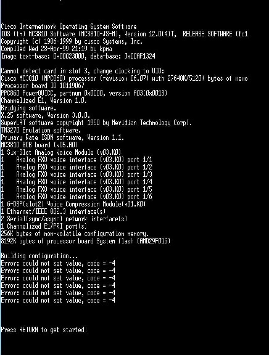 173-254-001 Концентратор CISCO MC3810 + AVM6 #13