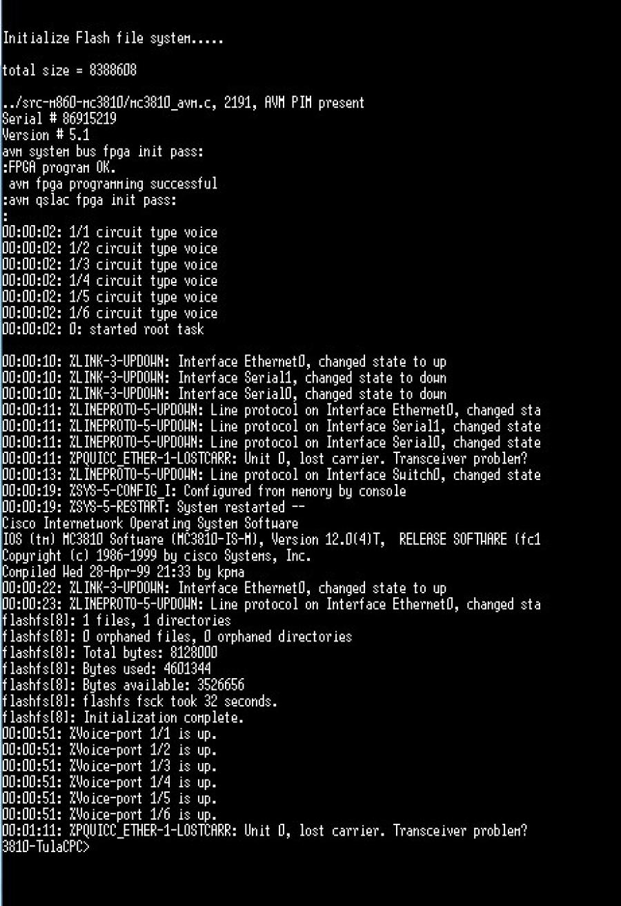 173-254-002 Концентратор CISCO MC3810 + AVM6 #14