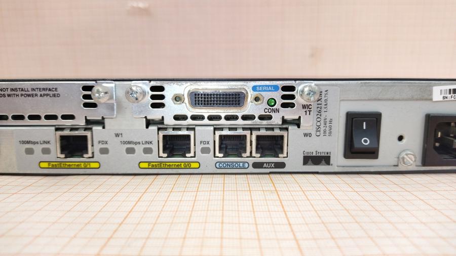114-491-001 Маршрутизатор CISCO 2621XM + WIC-1T #9