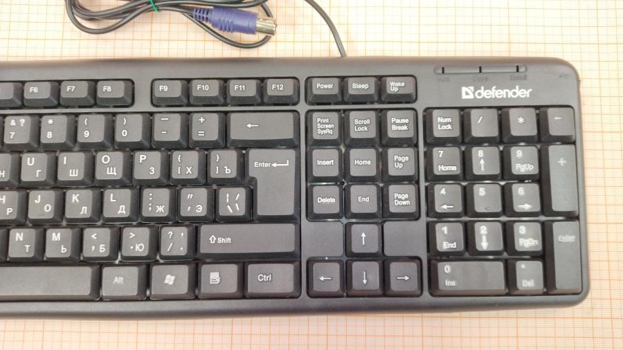 066-161-001 Клавиатура проводная Defender HB-520 #3