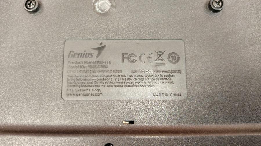 066-162-002 Клавиатура проводная Genius KB-110 #5