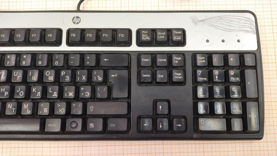 066-163-003 Клавиатура проводная HP KB-0316 #3