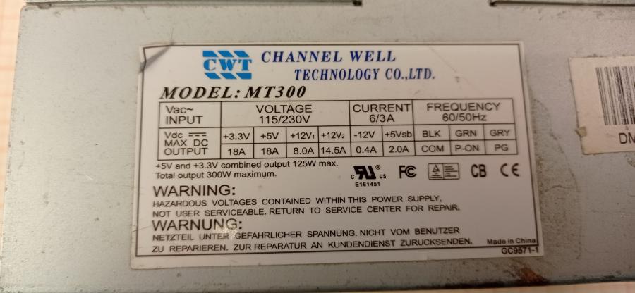 054-007-001 БП TFX CWT MT300 #8